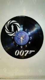 007 Vinyl Record Clock