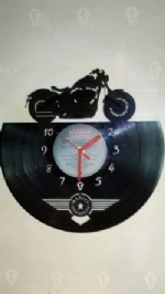 Harley Davidson Vinyl Record Clock