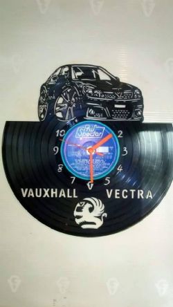 Vauxhall Vectra Vinyl Record Clock