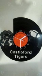 Castleford Tigers Vinyl Record Clock