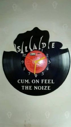 Slade Vinyl Record Clock