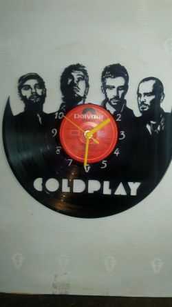 ColdPlay Vinyl Record Clock