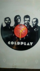 ColdPlay Vinyl Record Clock