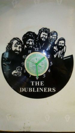 The Dubliners Vinyl Record Clock