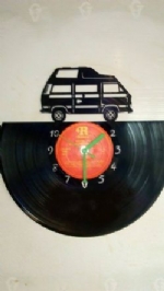 VW T25 Vinyl Record Clock