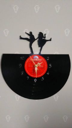40s Jive Vinyl Record Clock