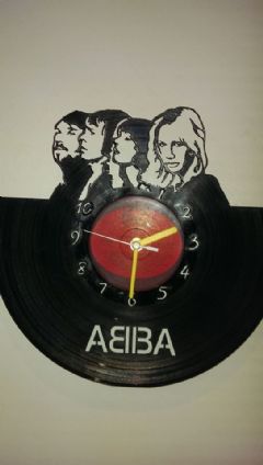 Abba Vinyl Record Clock