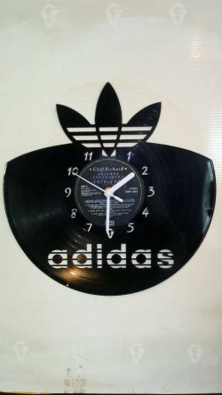 Adidas Vinyl Record Clock