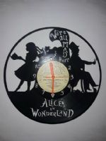 Alice In Wonderland New Vinyl Record Clock
