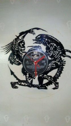 Alien V Predator Vinyl Record Clock
