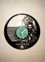 Aquaman Superhero DC Themed Vinyl Record Clock