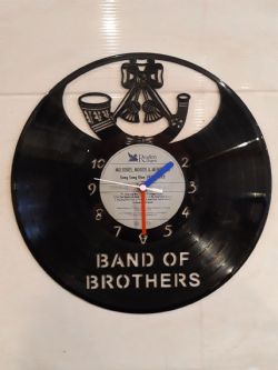 Army Badge Vinyl Record Clock