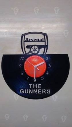 Arsenal FC Vinyl Record Clock