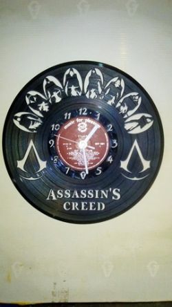 Assassins Creed Men Themed Vinyl Record Clock