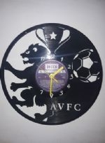 Aston Villa FC Vinyl Record Clock