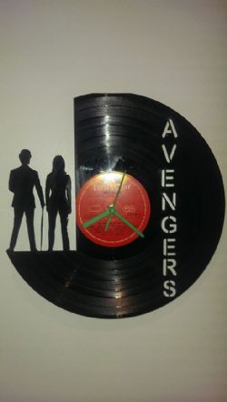 Avengers Film Vinyl Record Clock