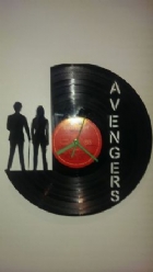 Avengers Film Vinyl Record Clock