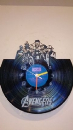 Marvel Avengers Superhero's Vinyl Record Clock