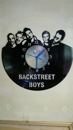 Backstreet Boys Vinyl Record Clock