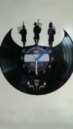 Bagpipers Vinyl Record Clock