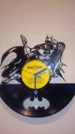 Batman Full Superhero's Vinyl Record Clock