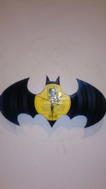 Batman Superhero's Vinyl Record Clock