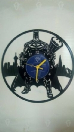 Batman Skyline Vinyl Record Clock