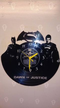 Batman Vs Superman Vinyl Record Clock