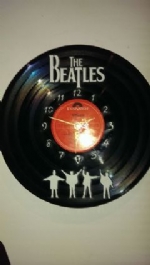 Beatles Vinyl Record Clock