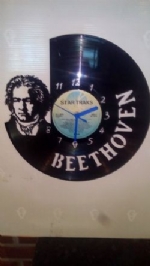 Beethoven Vinyl Record Clock
