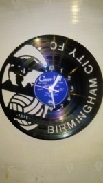 Birmingham City F.C. Vinyl Record Clock