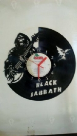 Black Sabbath Vinyl Record Clock