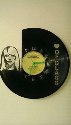 Blondie Vinyl Record Clock