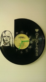 Blondie Vinyl Record Clock