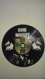 Bob Marley 3 Little Birds Vinyl Record Clock