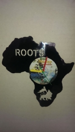 Bob Marley Africa Vinyl Record Clock