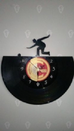 Bowling Vinyl Record Clock