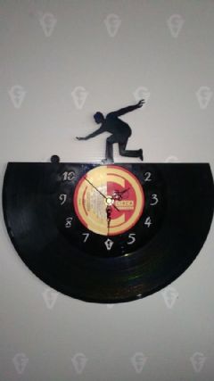 Bowls Sport Vinyl Record Clock