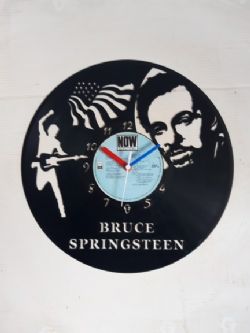 Bruce Springsteen Themed Vinyl Record Clock