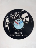 Bruce Springsteen Themed Vinyl Record Clock