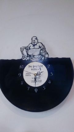 Buddha Vinyl Record Clock