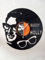 Buddy Holly new Vinyl Record Clock