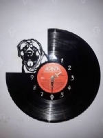 Bull Mastiff Vinyl Record Clock
