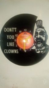 Captain Spaulding Record Clock