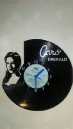 Carlo Emerald Vinyl Record Clock