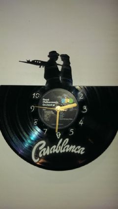 Casablanca Themed Vinyl Record Clock