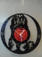 Cavalier King Charles Spaniel Vinyl Record Clock