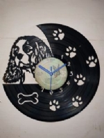 Cavalier King Charles Spaniel New Themed Vinyl Record Clock