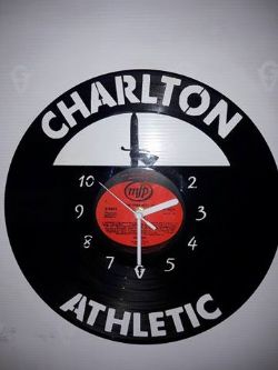Charlton Athletic Vinyl Record Clock