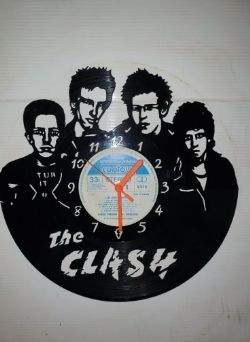 The Clash Themed Vinyl Record Clock